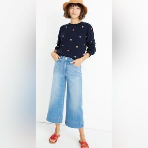 Madewell Wide-Leg Crop Jeans size‎ 26